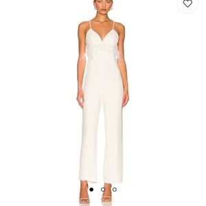 Saylor Jumpsuit with feathers